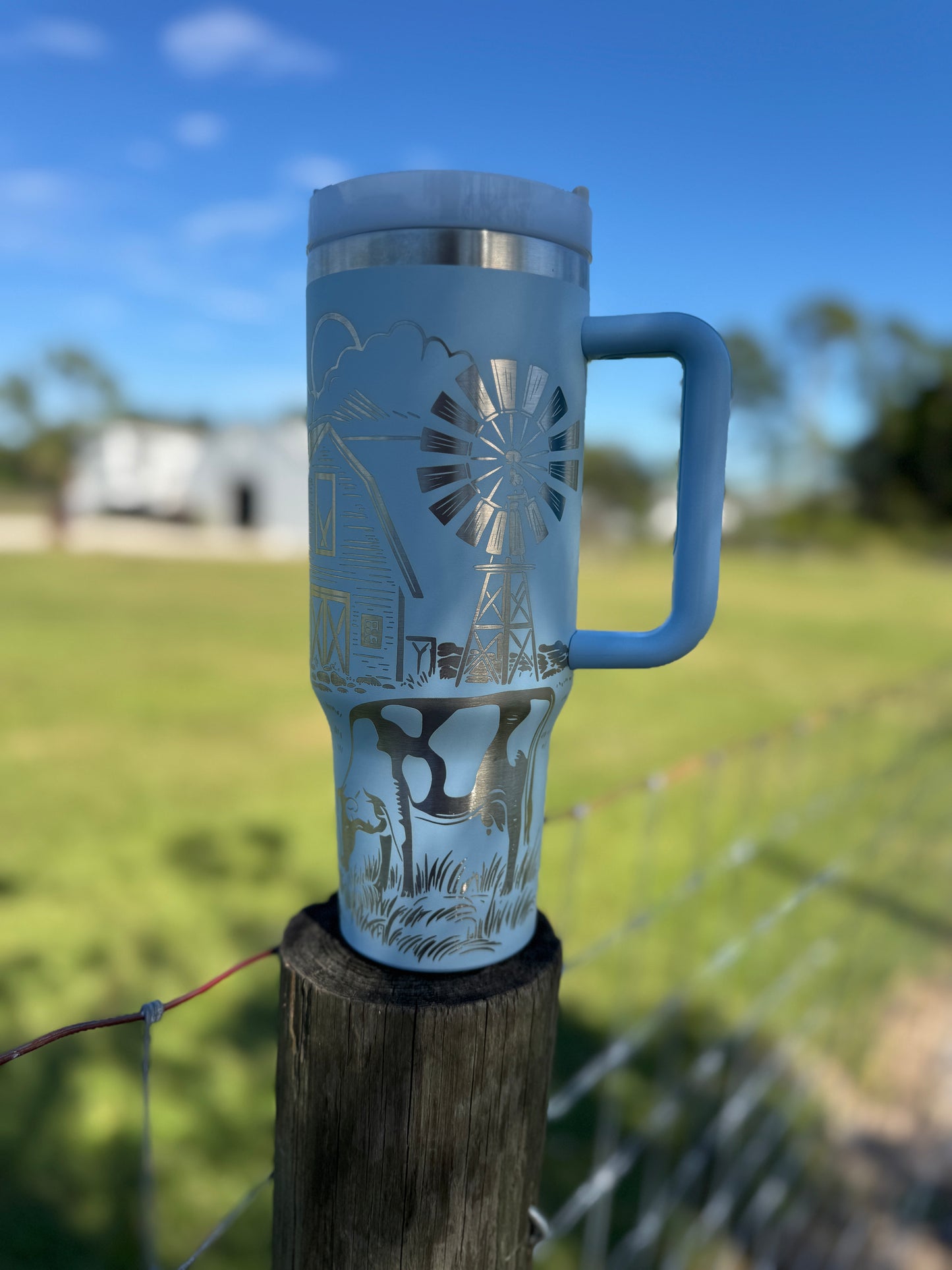 “Farmlife” Engraved Tumbler 40 oz