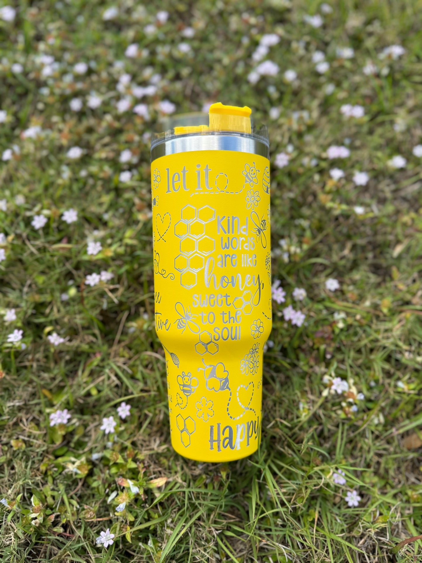“Honey Bee” Engraved Tumbler 40 oz