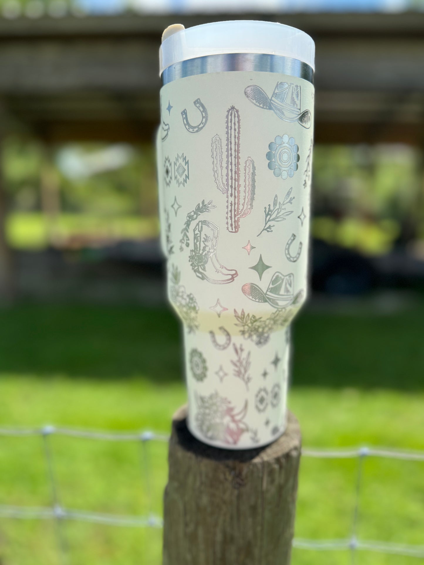 Engraved Tumbler 40 oz “Cowgirl”