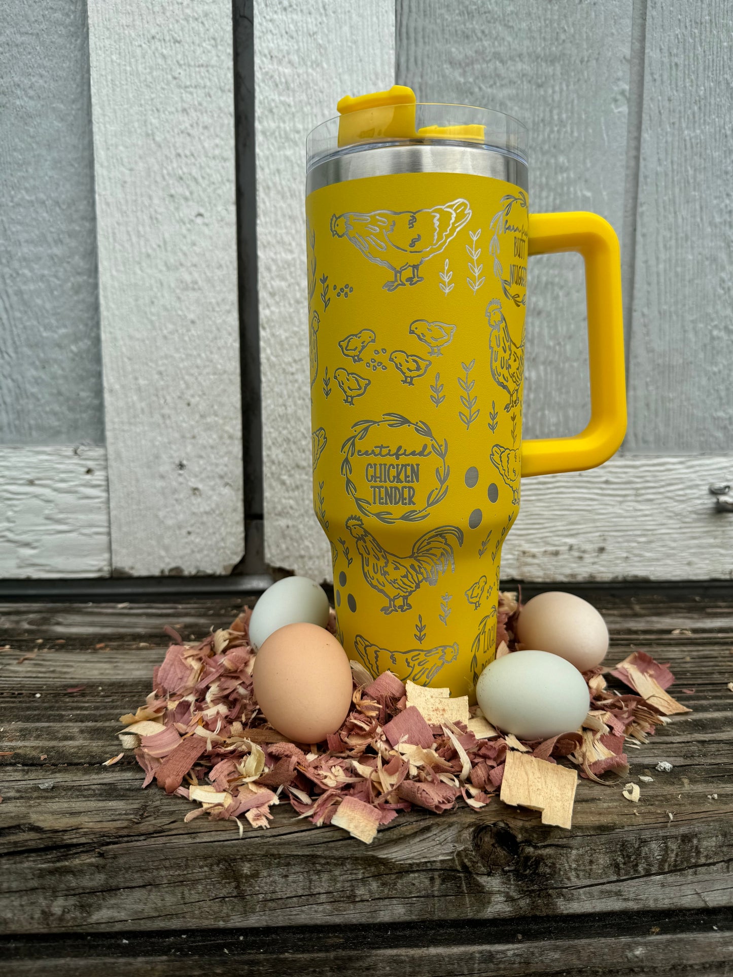 Engraved Tumbler 40 oz “Chicken Tender”