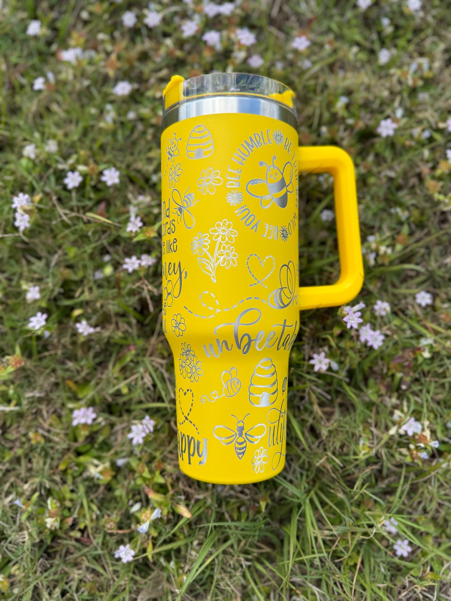“Honey Bee” Engraved Tumbler 40 oz